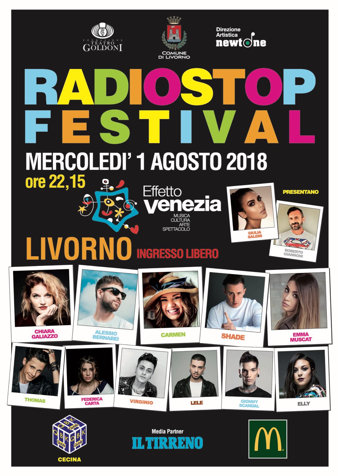 Locandina Radio Stop 1 ago Livorno