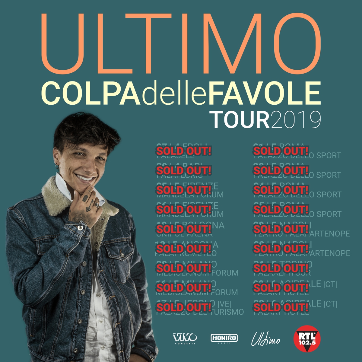 Ultimo Parte Con Il Nuovo Tour Colpa Delle Favole Date Scaletta E