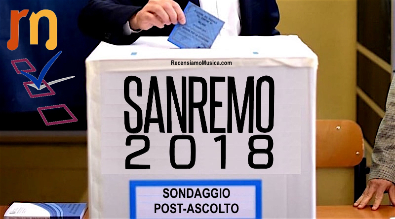 Sondaggio Sanremo - PostAscolto