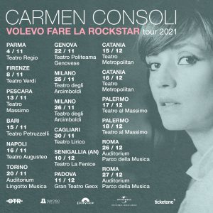 Carmen Consoli Tour 2021