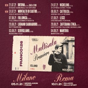 Franco126 - Multisala Premiere Tour 2021