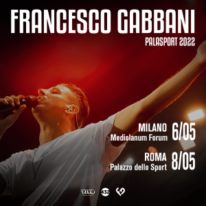 Francesco Gabbani - concerti 2022