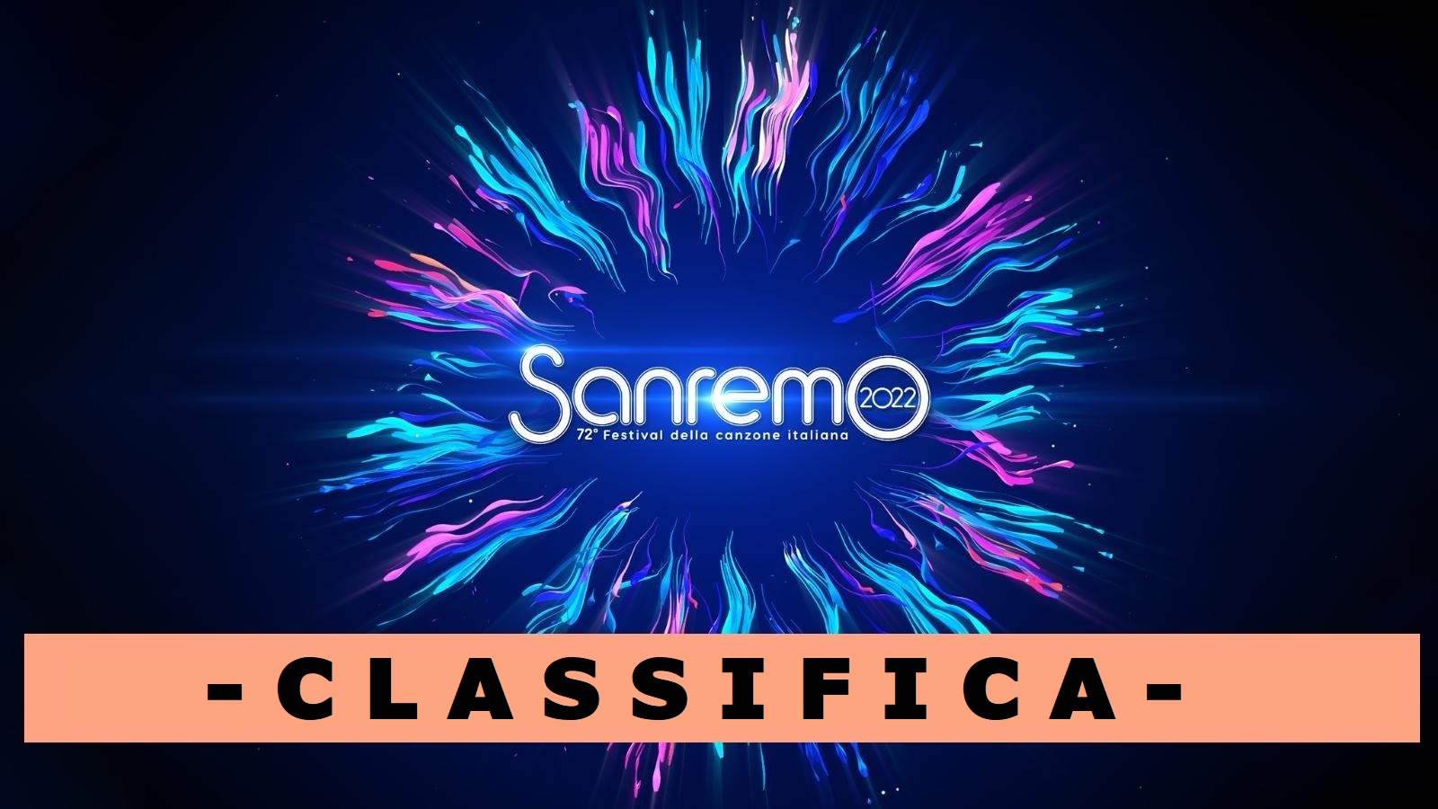 Sanremo 2022 - classifica