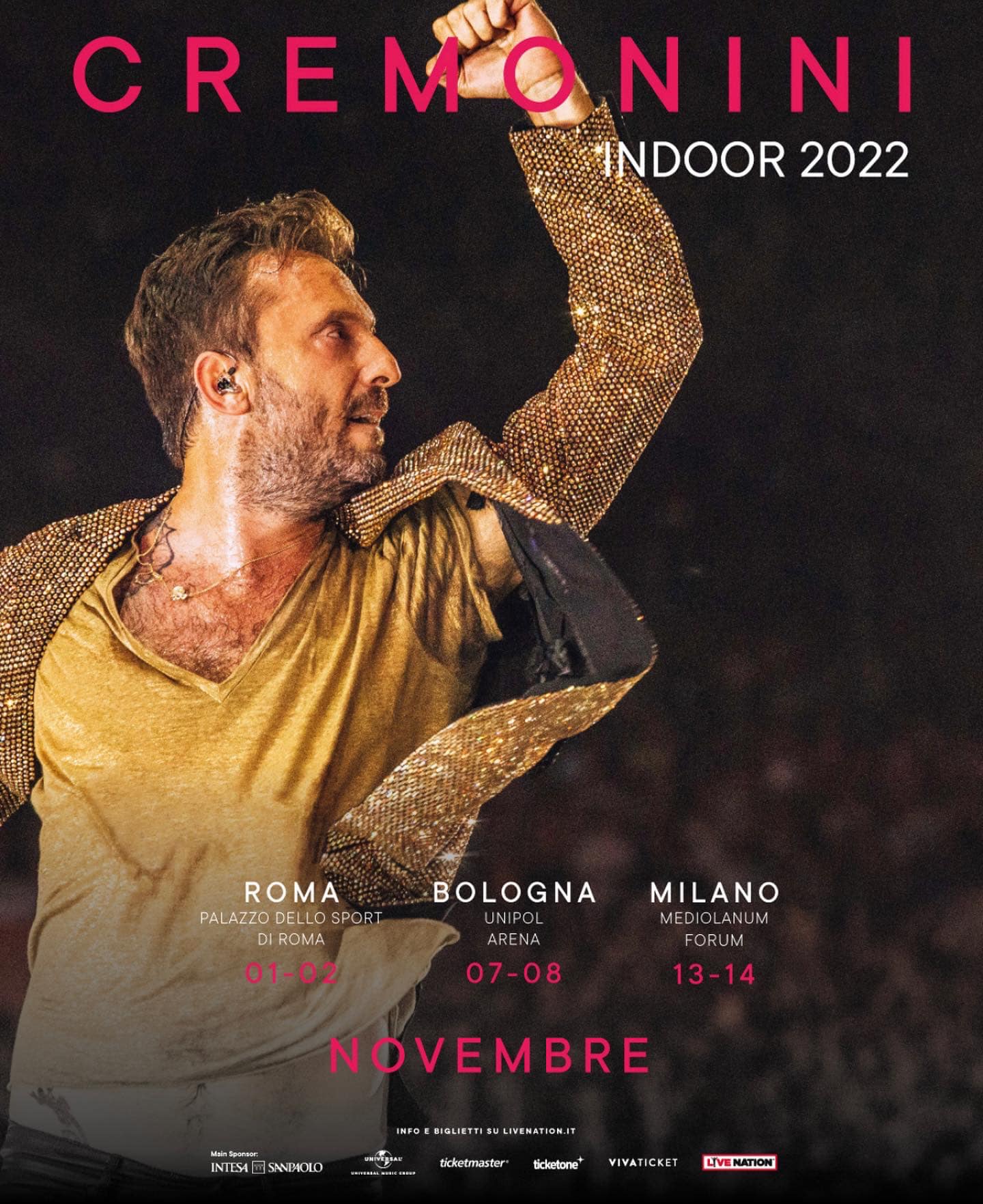 date tour cremonini 2022