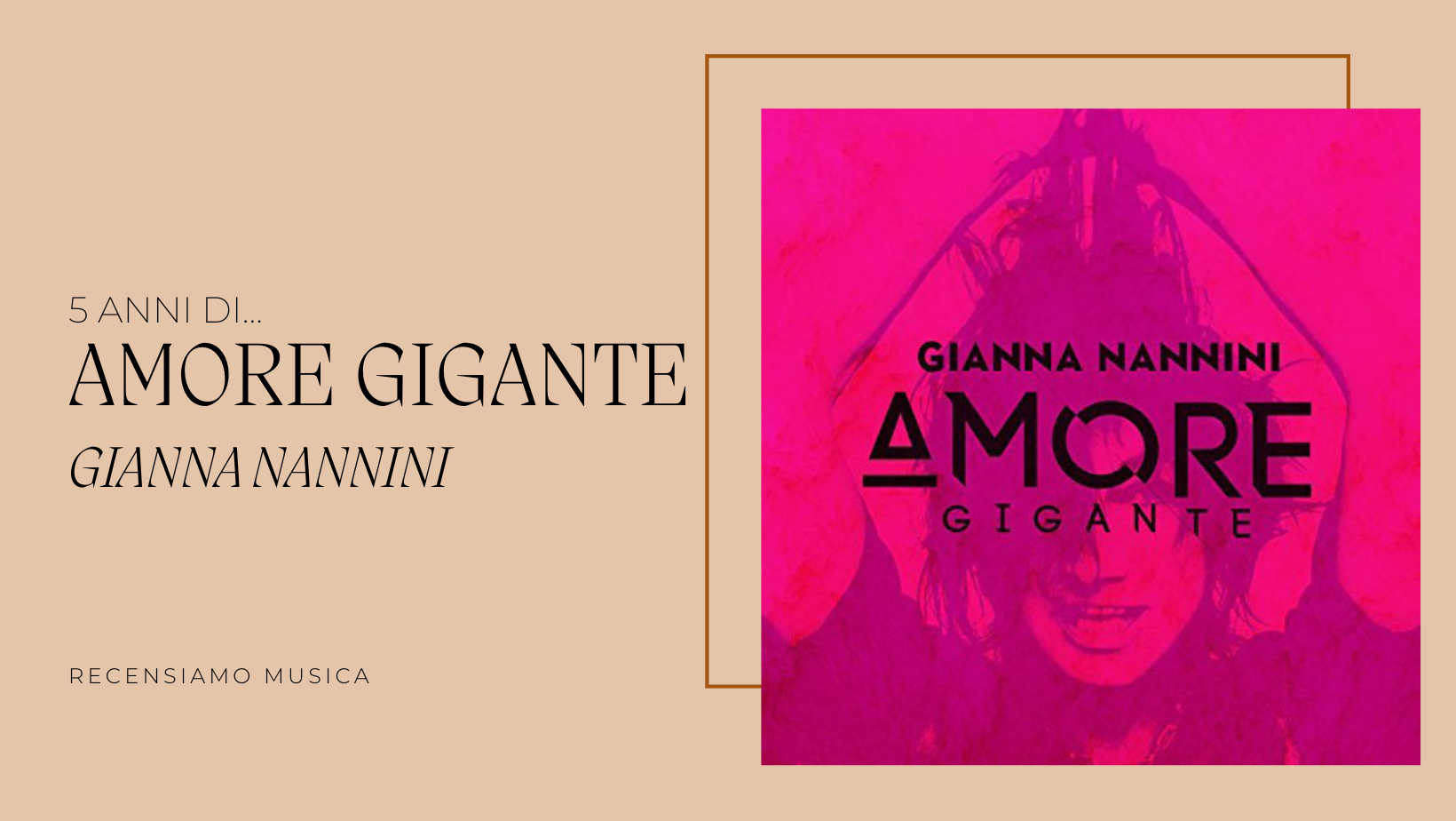 Album History - 5 anni Amore Gigante - Gianna Nannini