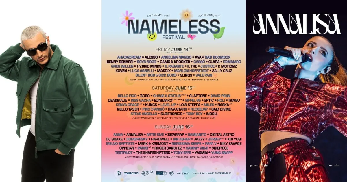 Nameless Festival, tra i nomi della line up Angelina e Annalisa