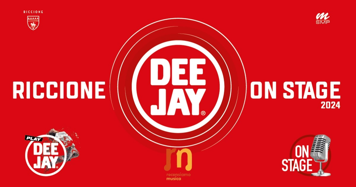 RadioDeejay, Riccione on Stage 2024, 1 mese di musica, sport, dirette radio