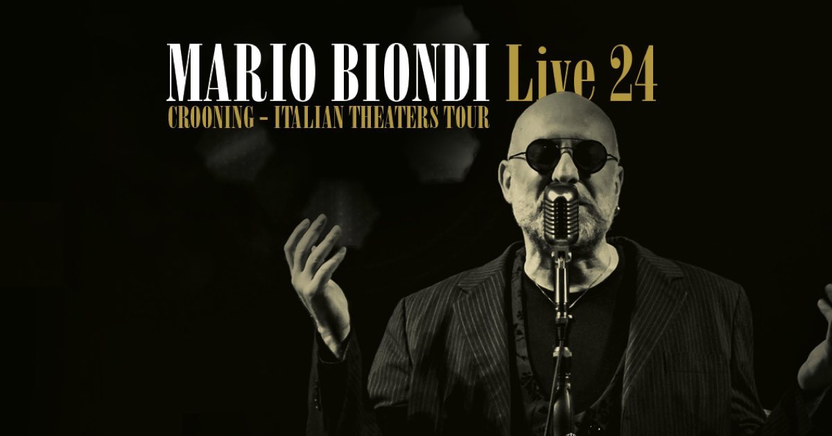 Mario Biondi torna live da novembre con il tour “Crooning – Teatri Italiani”