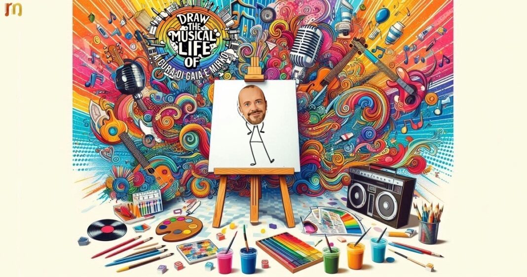 Draw The Musical Life Of Max Pezzali