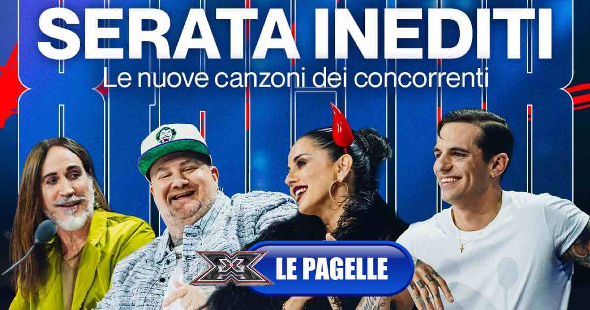 X Factor 2024, le pagelle degli inediti proposti giovedì 21 novembre