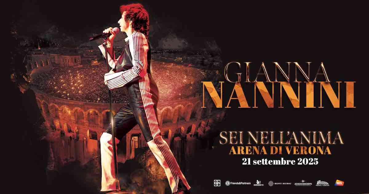 Gianna Nannini annuncia il suo rock show all’Arena di Verona