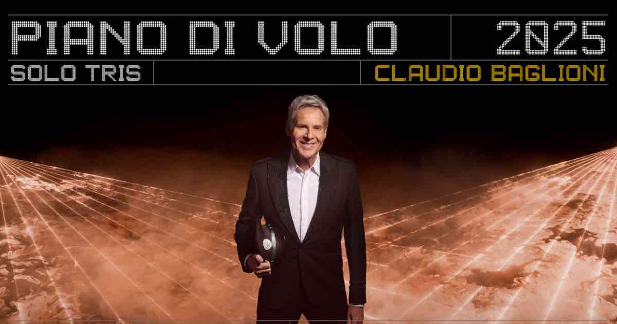 Claudio Baglioni, le canzoni in scaletta del suo tour 2025