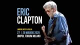Eric Clapton, la scaletta dei due concerti di Milano