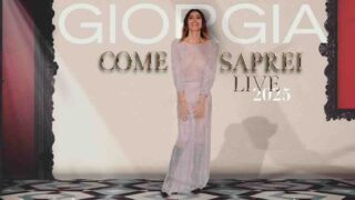 Giorgia, la scaletta del concerto di Roma alle Terme di Caracalla