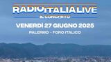 Radio Italia Live 2025, la scaletta del concerto di Palermo