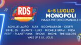 RDS Summer Festival 2025: i cantanti in scaletta a Monopoli