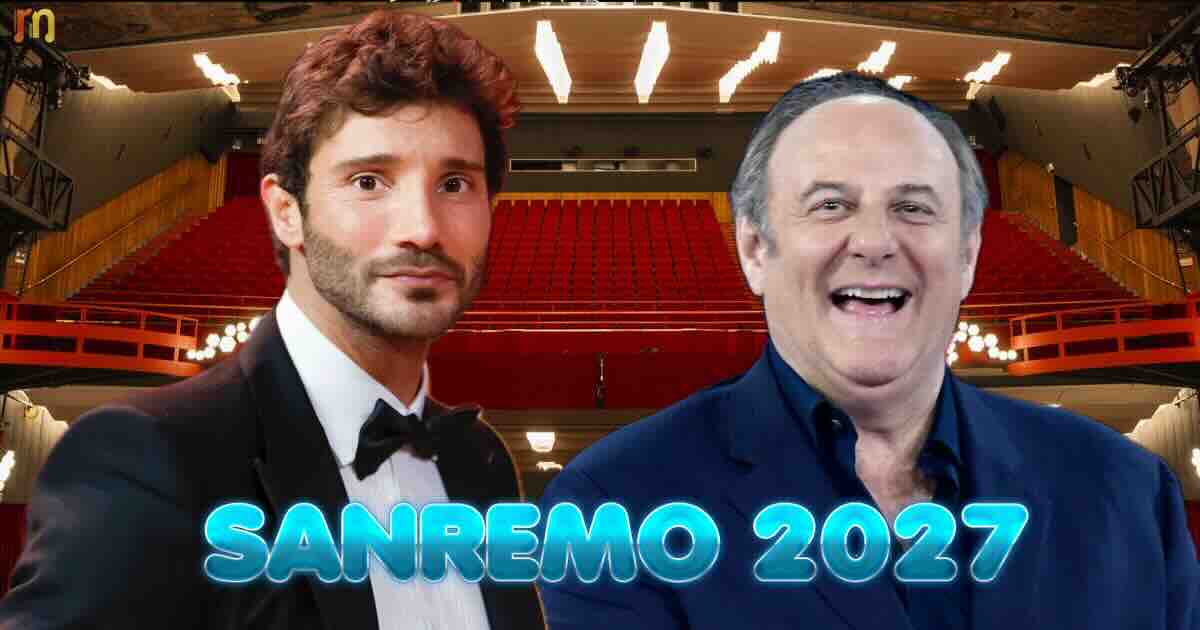 Sanremo 2027 Stefano De Martino Gerry Scotti