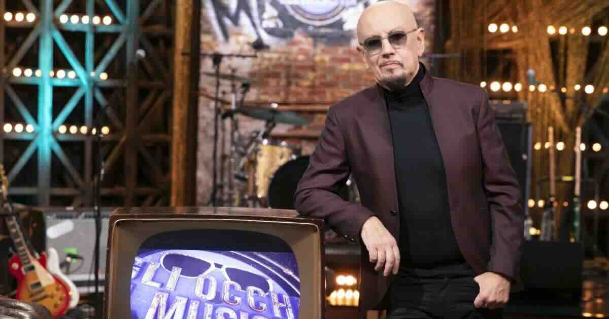 Gli occhi del musicista Enrico Ruggeri