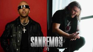 Sanremo 2026, Luchè e Gianluca Grignani insieme nella serata cover con “Falco a metà”